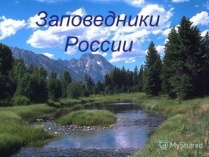 Книжно-иллюстративная выставка "Заповедные места России"